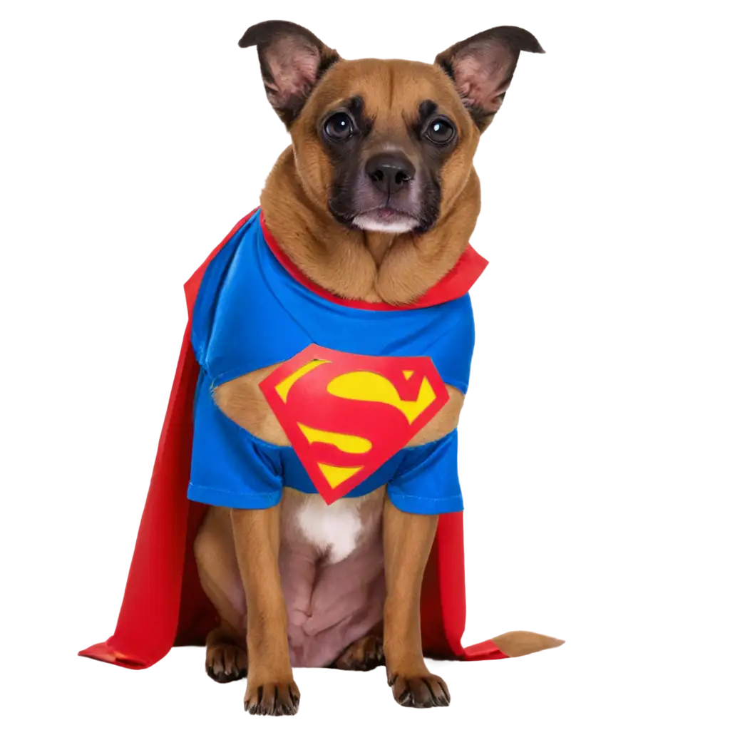 Create-Stunning-Superman-Dog-PNG-Image-Unleash-the-Power-of-Heroic-Canines-in-HighQuality-Graphics