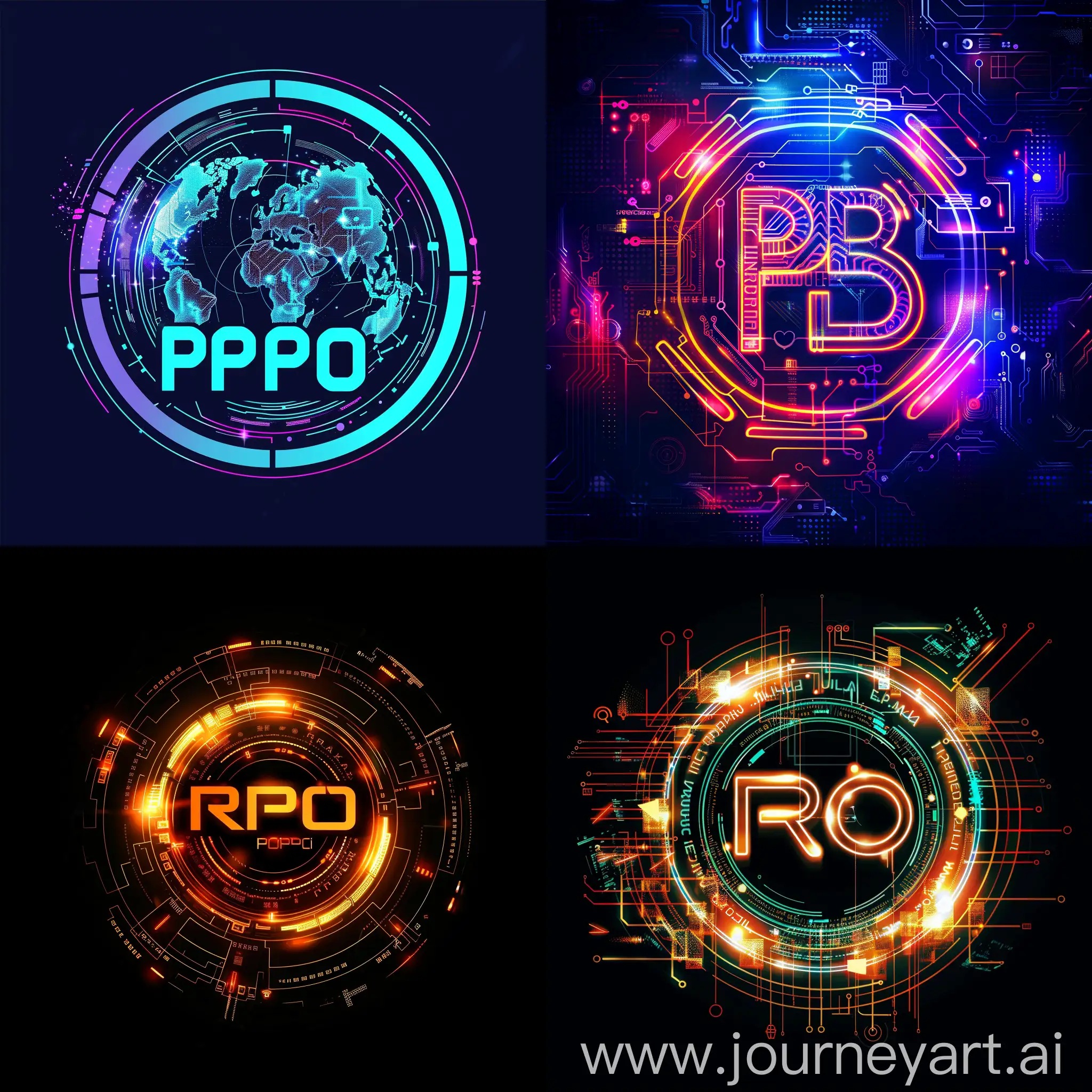 Technological-World-with-PROinfoPC-Logo-and-Computer-Schemes