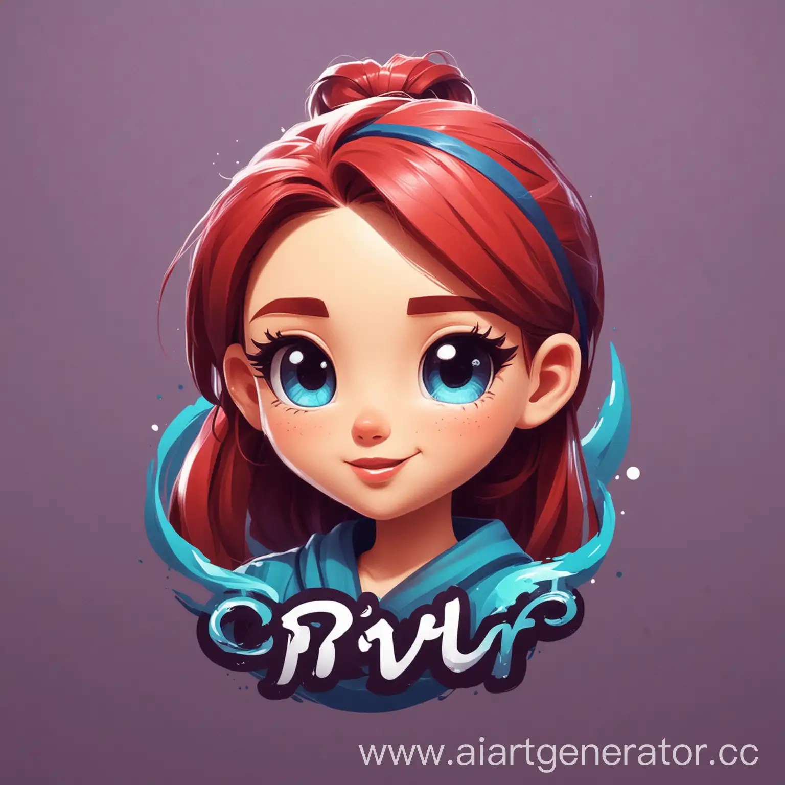 Girl-by-the-River-A-Serene-Character-Logo