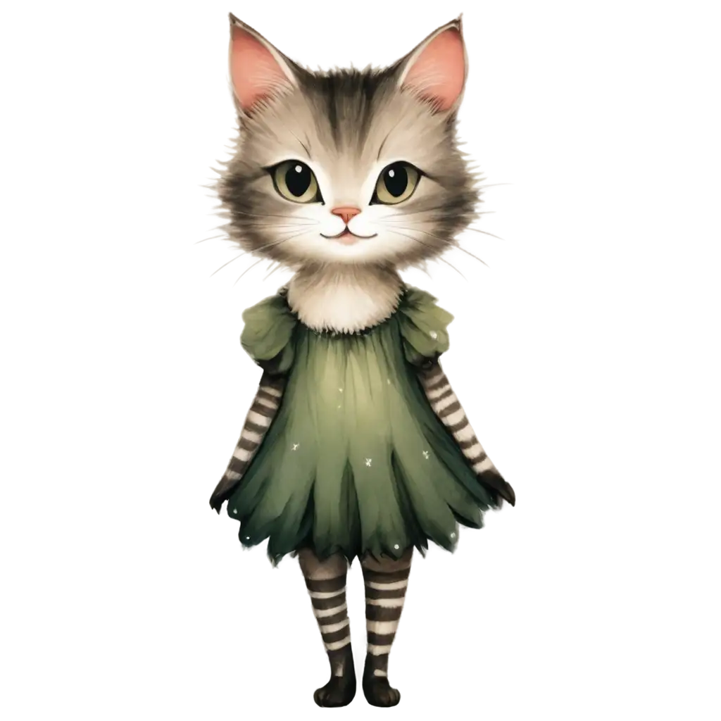 Enchanting-Cat-Girl-PNG-Surreal-Forest-Fairy-Art-for-Online-Delight