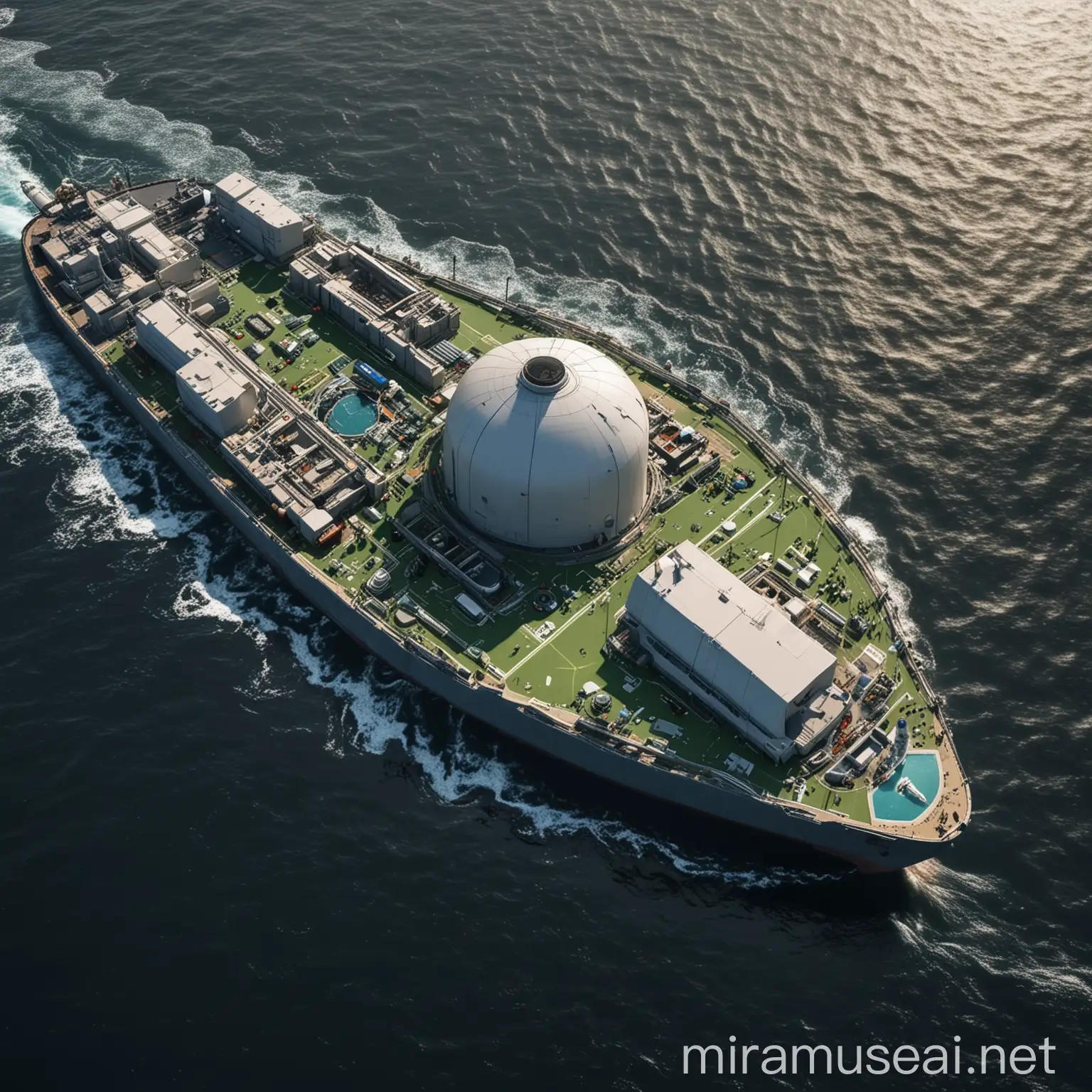 StateoftheArt Floating Nuclear Power Plant on Advanced Ship