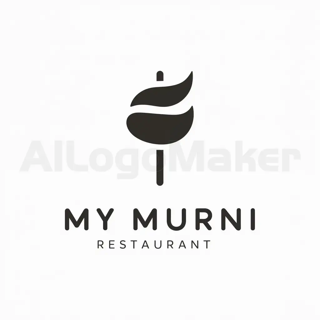 a logo design,with the text "My Murni", main symbol:Sate,Moderate,be used in Restaurant industry,clear background