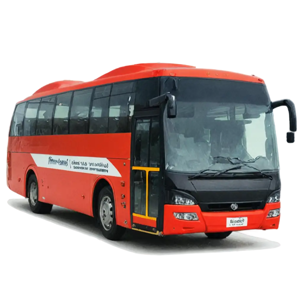 Bus telolet warna merah