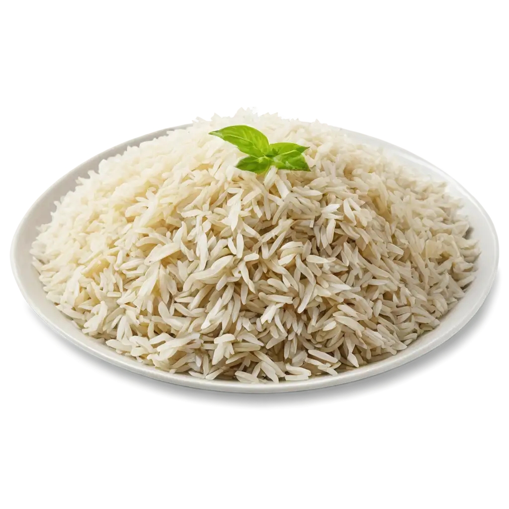 Exquisite-PNG-Image-of-Basmati-Rice-Enhancing-Culinary-Content-with-HighQuality-Visuals
