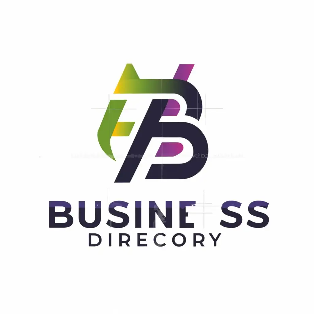 a logo design,with the text "business directory", main symbol:letter B and D,Moderate,be used in Finance industry,clear background