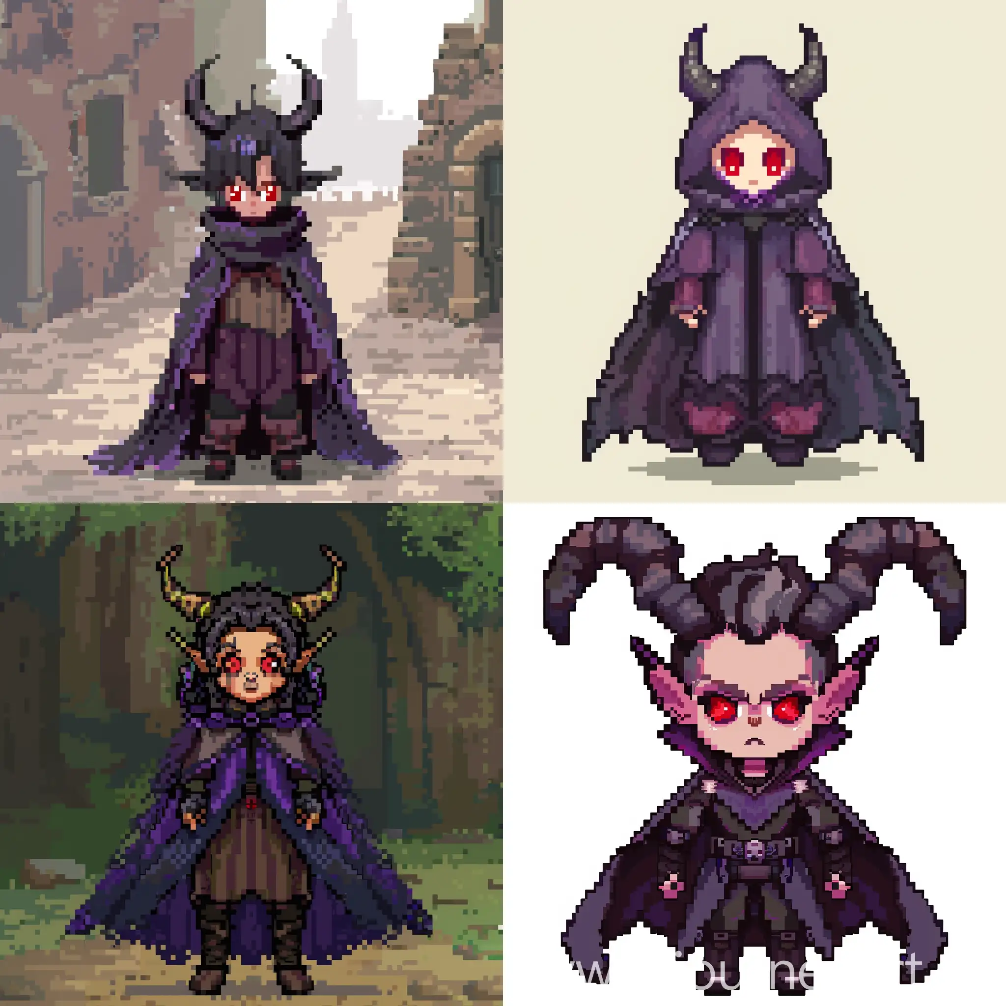 Fantasy-Pixel-Character-Horned-Figure-in-Purple-and-Black-Cloak