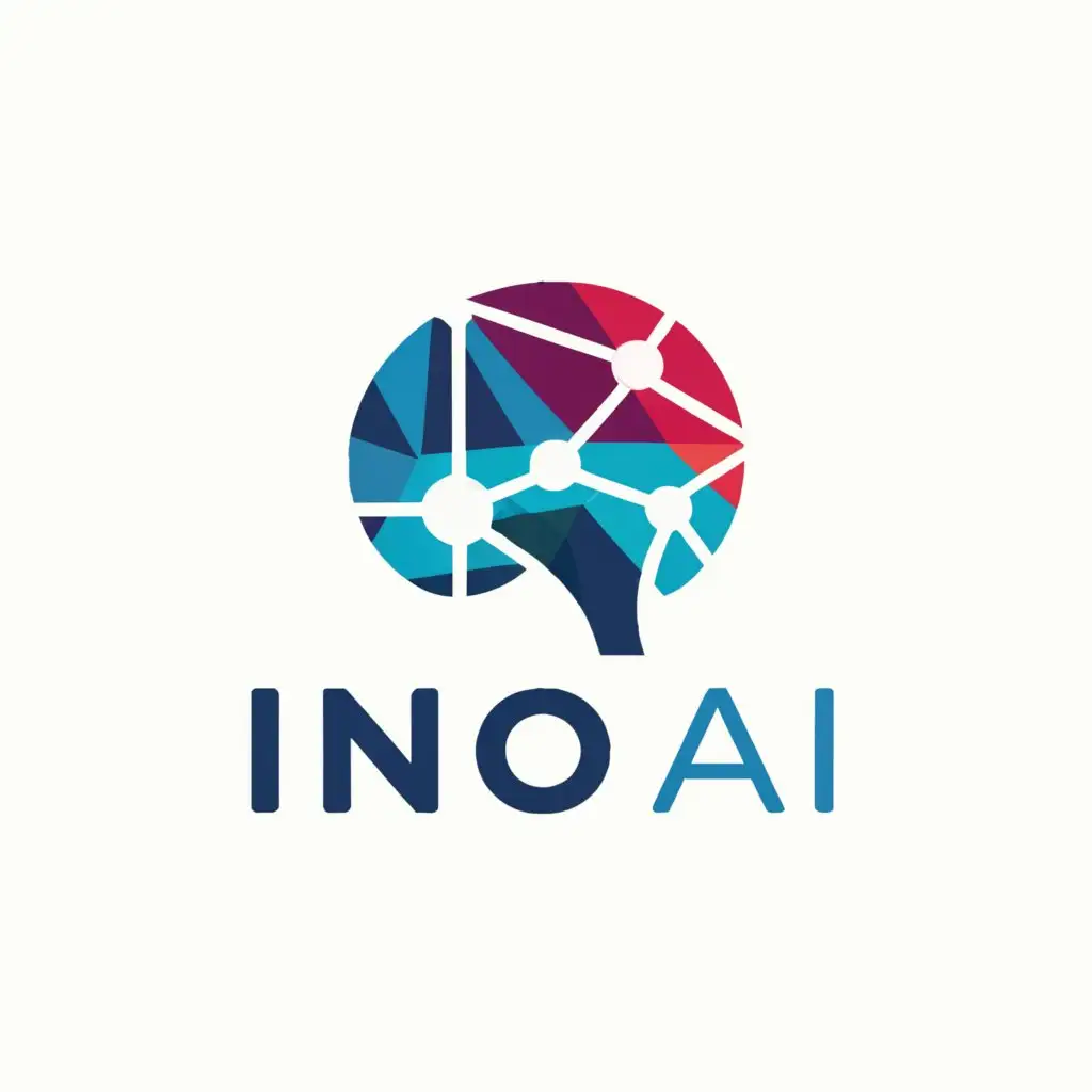 a logo design,with the text "Info AI", main symbol:Ai based computer information,Moderate,be used in Education industry,clear background