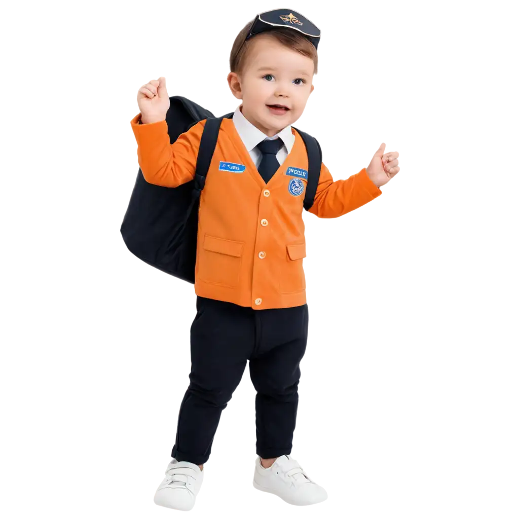 Adorable-PNG-Image-of-a-Baby-in-Flight-Attendant-Costume-Enhancing-Creativity-and-Online-Presence