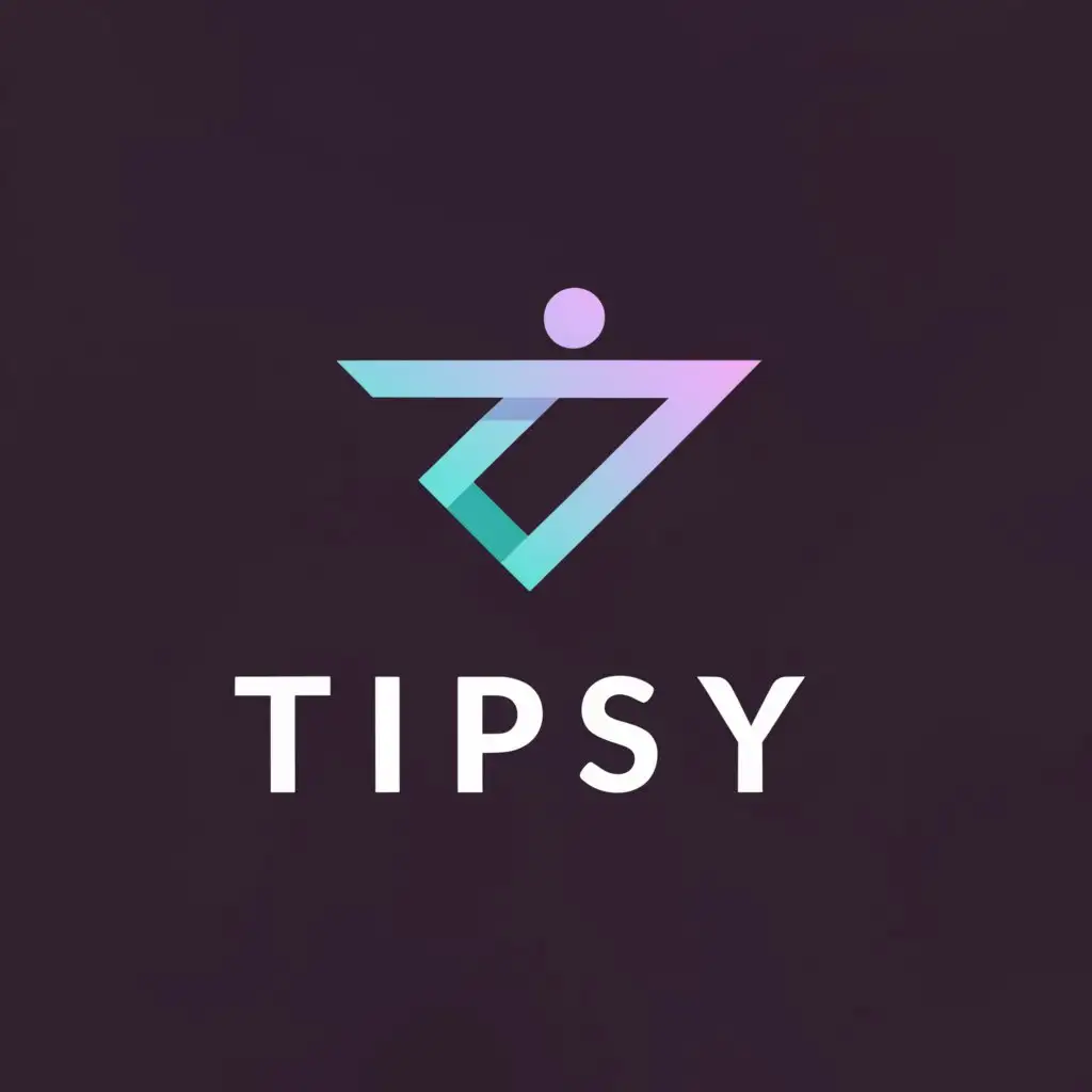 LOGO-Design-For-TIPSY-Bold-TShaped-Emblem-on-Clean-Background