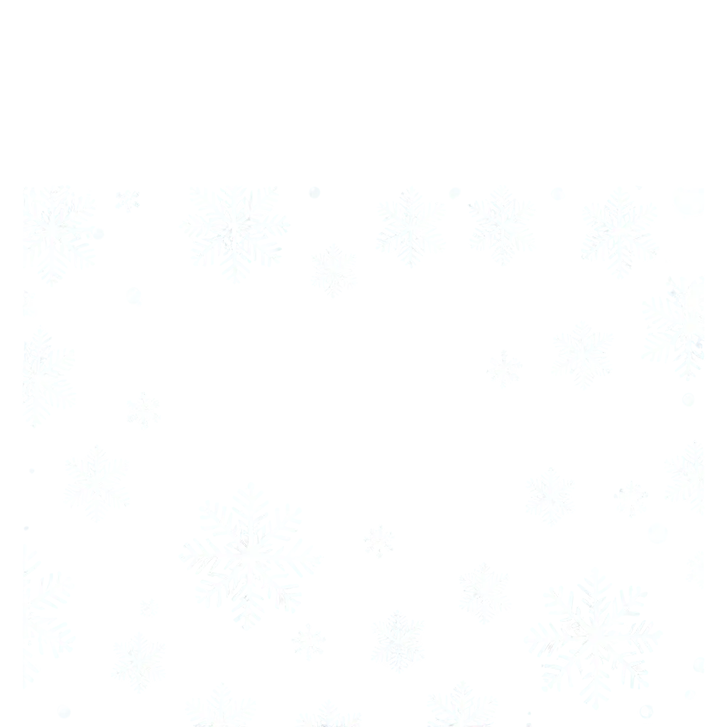 snowflake background banner horizontal transparent background

