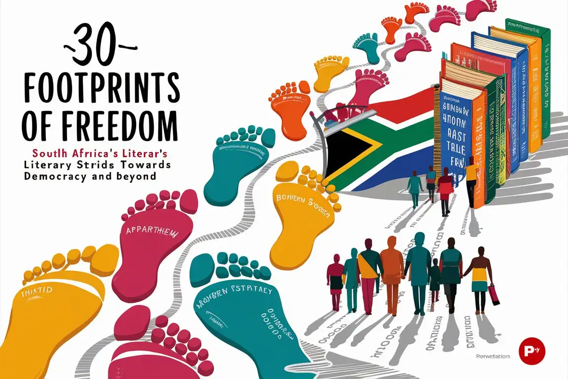 30 Footprints of Freedom South Africas Literary Strides Towards Democracy and Beyond