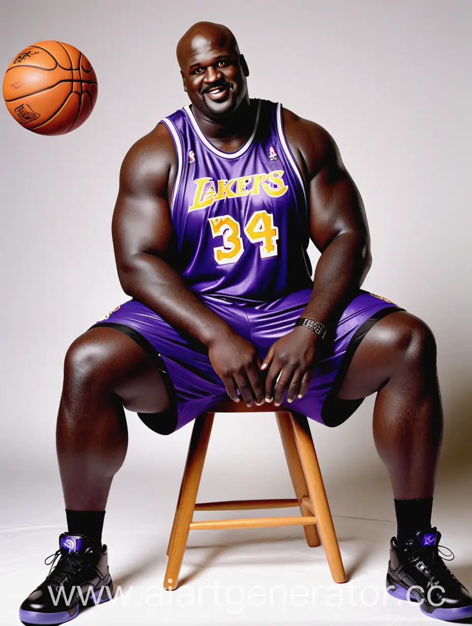 Legendary-Basketball-Player-Shaquille-ONeal-in-Action