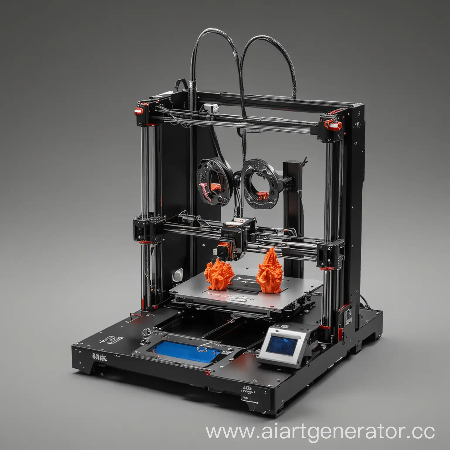 3D принтер с 2 соплами
