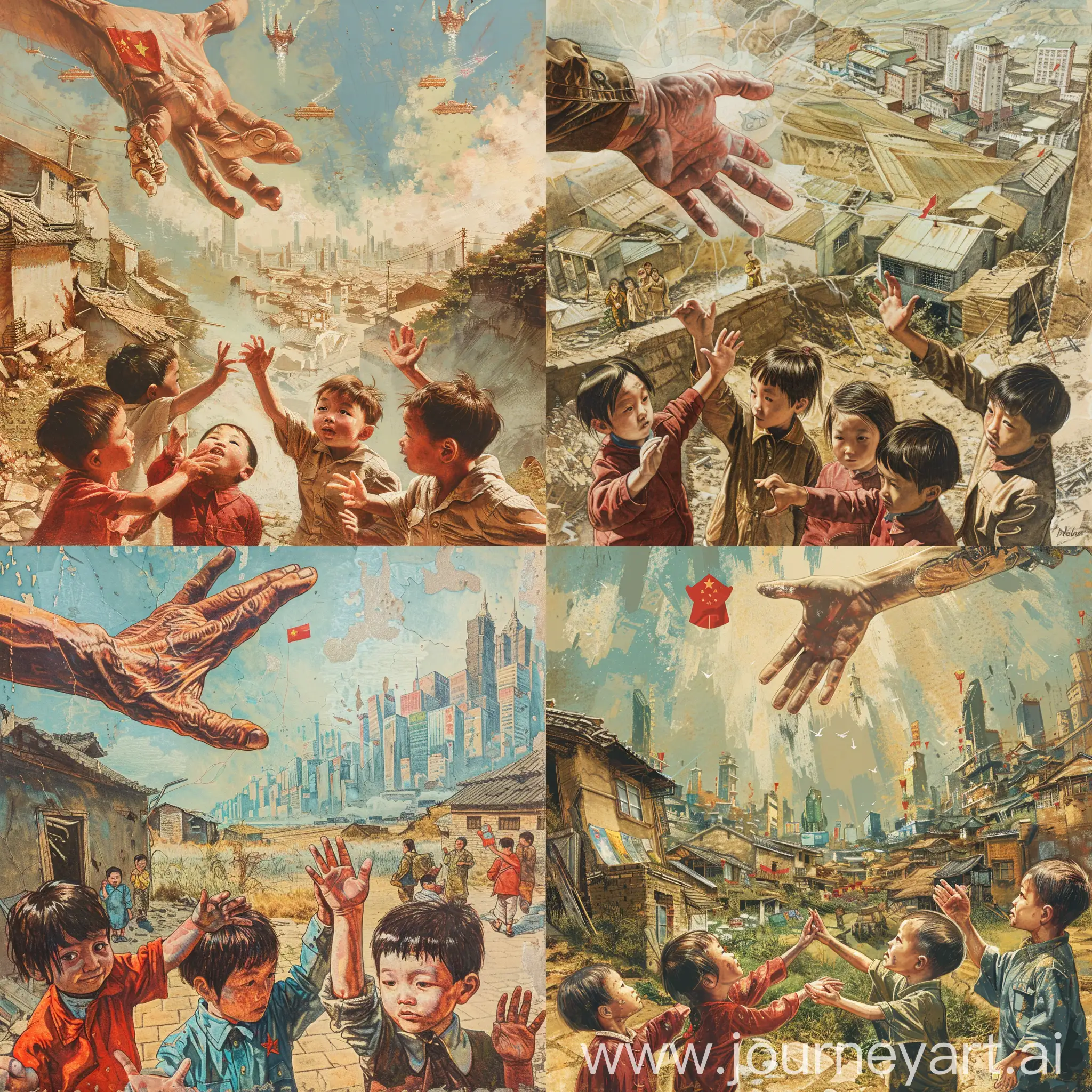 Chinese-Communist-Party-Connecting-Rural-Children-to-Digital-Metropolis