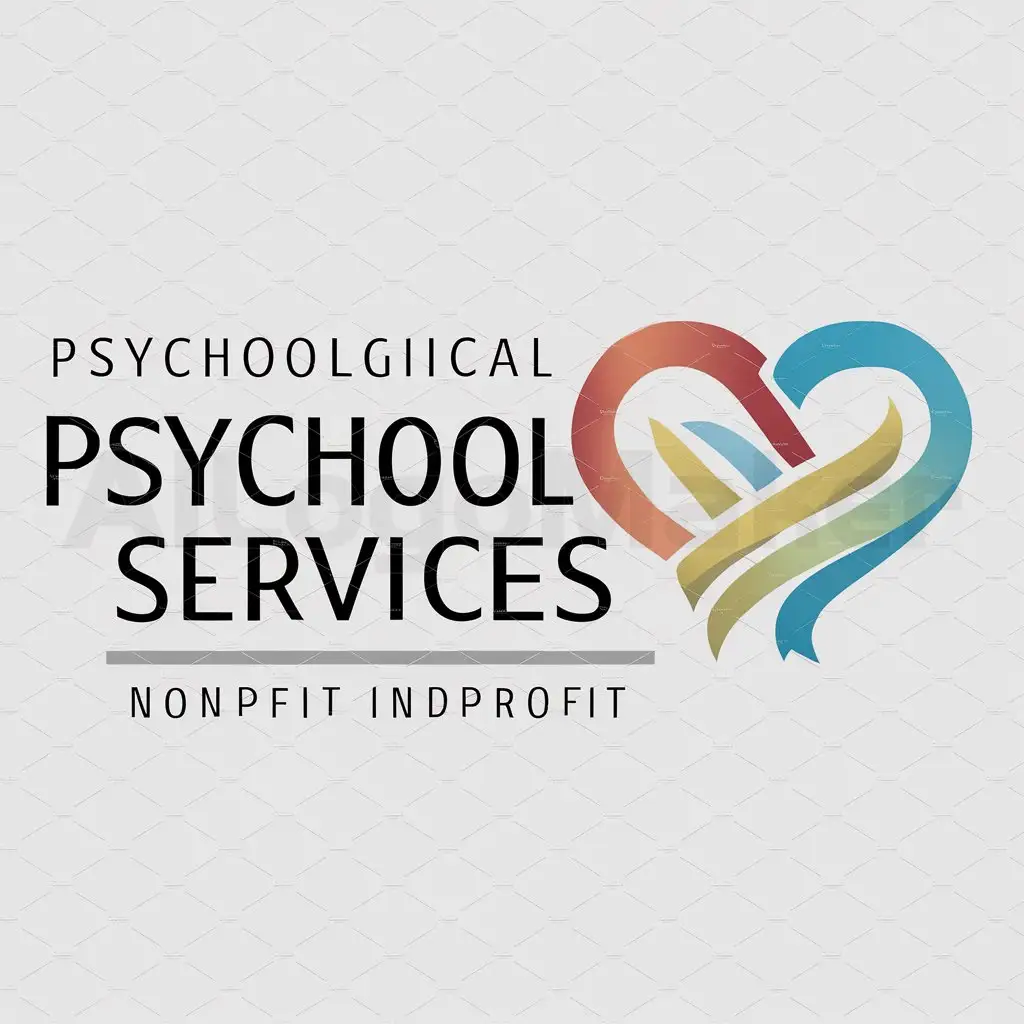 a logo design,with the text "psychological services", main symbol:Psychological services, love,Moderate,be used in Nonprofit industry,clear background