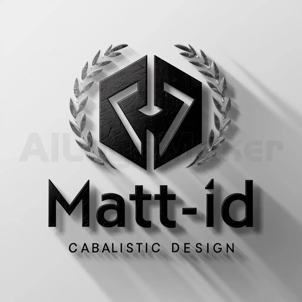 LOGO-Design-for-MattID-Mysterious-Dark-Hexagon-with-Clear-Background