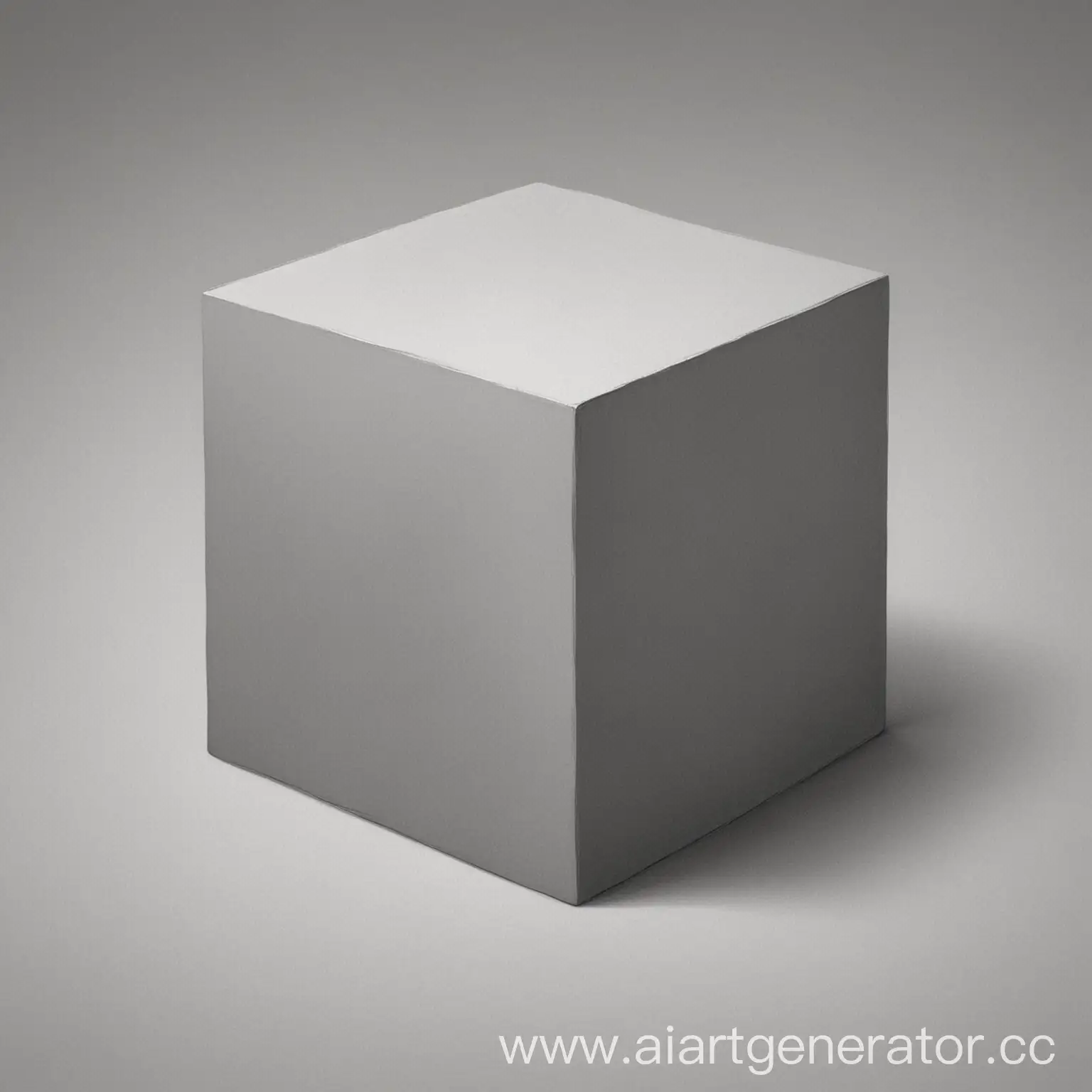 ThreeDimensional-Gray-Cube-Illustration