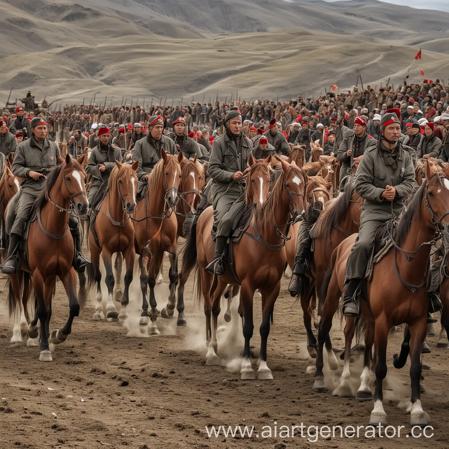 Kyrgyzstans-Contribution-54000-Horses-to-the-Red-Army