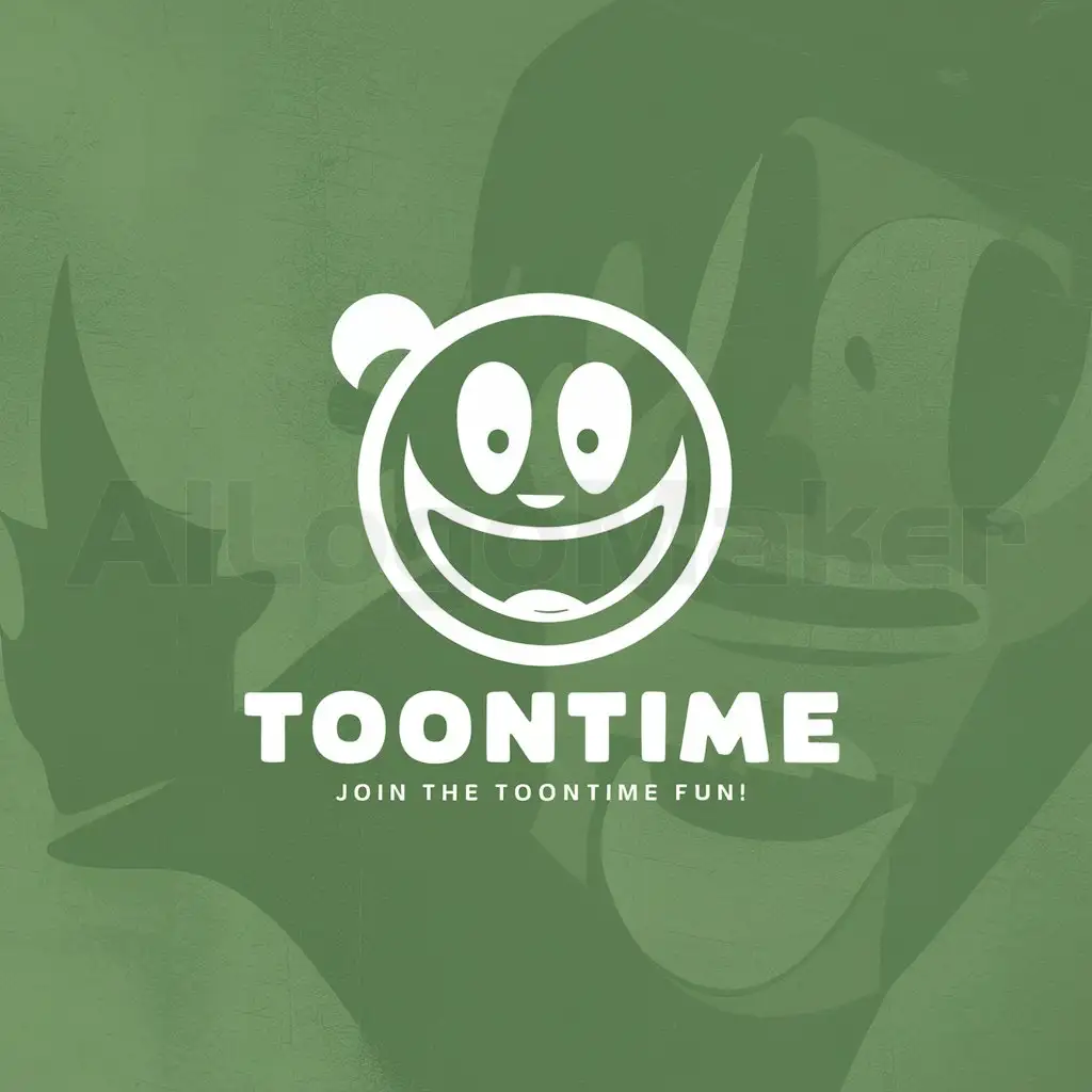 a logo design,with the text "Cartoon", main symbol:Join the ToonTime Fun!,Moderate,clear background