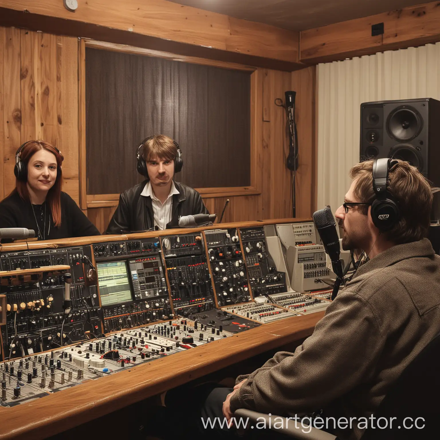 Radio-Broadcasting-Day-at-the-Sound-Recording-Studio