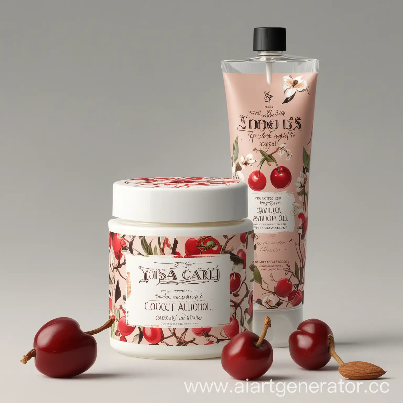 Luxurious-Lost-Cherry-Scented-Body-and-Hand-Cream-with-Shea-Almond-and-Coconut-Oils
