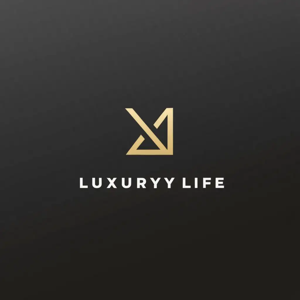 a logo design,with the text "Luxurylife", main symbol:minimalist symbol,Minimalistic,clear background