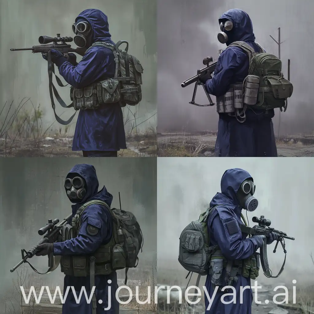 STALKER-Mercenary-in-Dark-Blue-Military-Raincoat-with-Sniper-Rifle