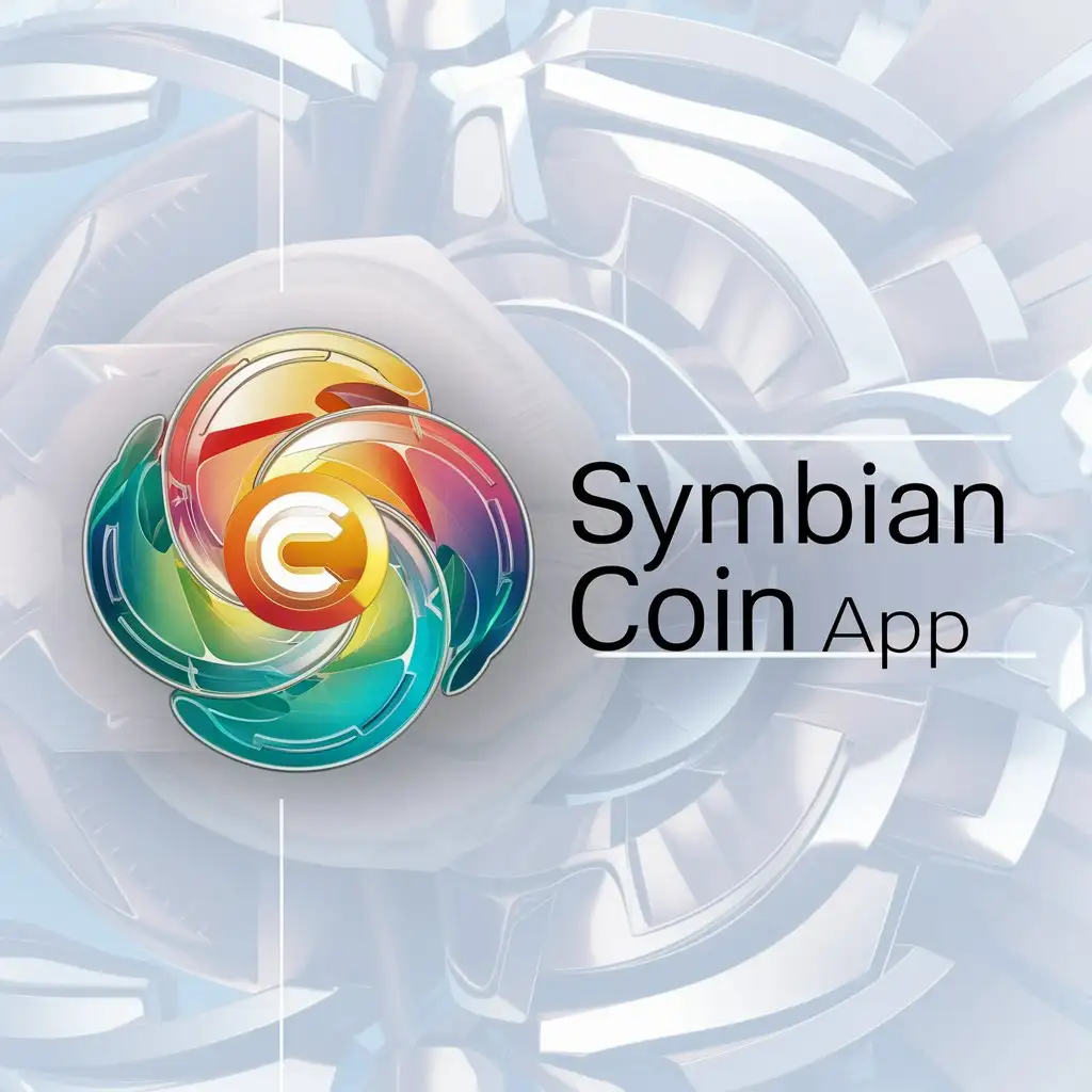 LOGO-Design-for-SYMBIAN-COIN-App-Vibrant-4D-Symbol-for-Finance-Industry