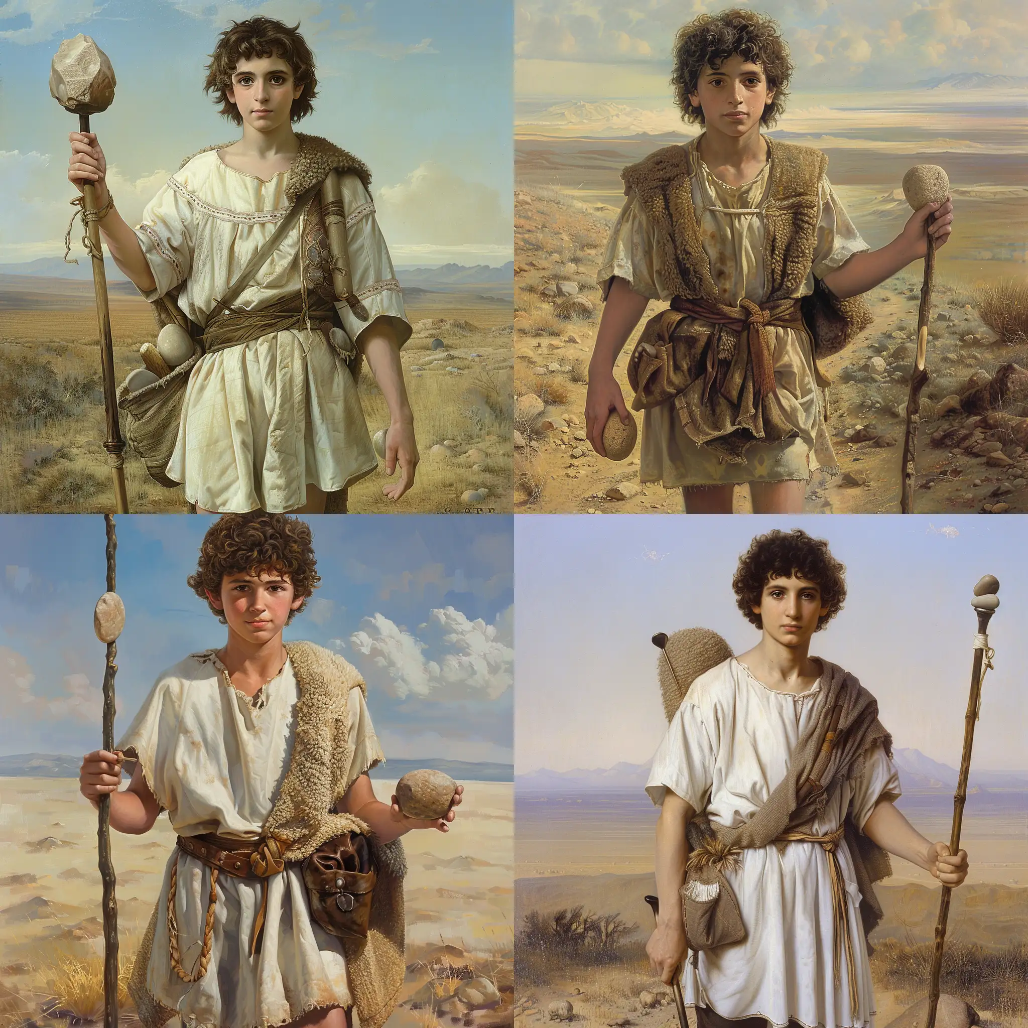 Young-David-Selecting-Faithful-Stones-in-Vast-Empty-Landscape