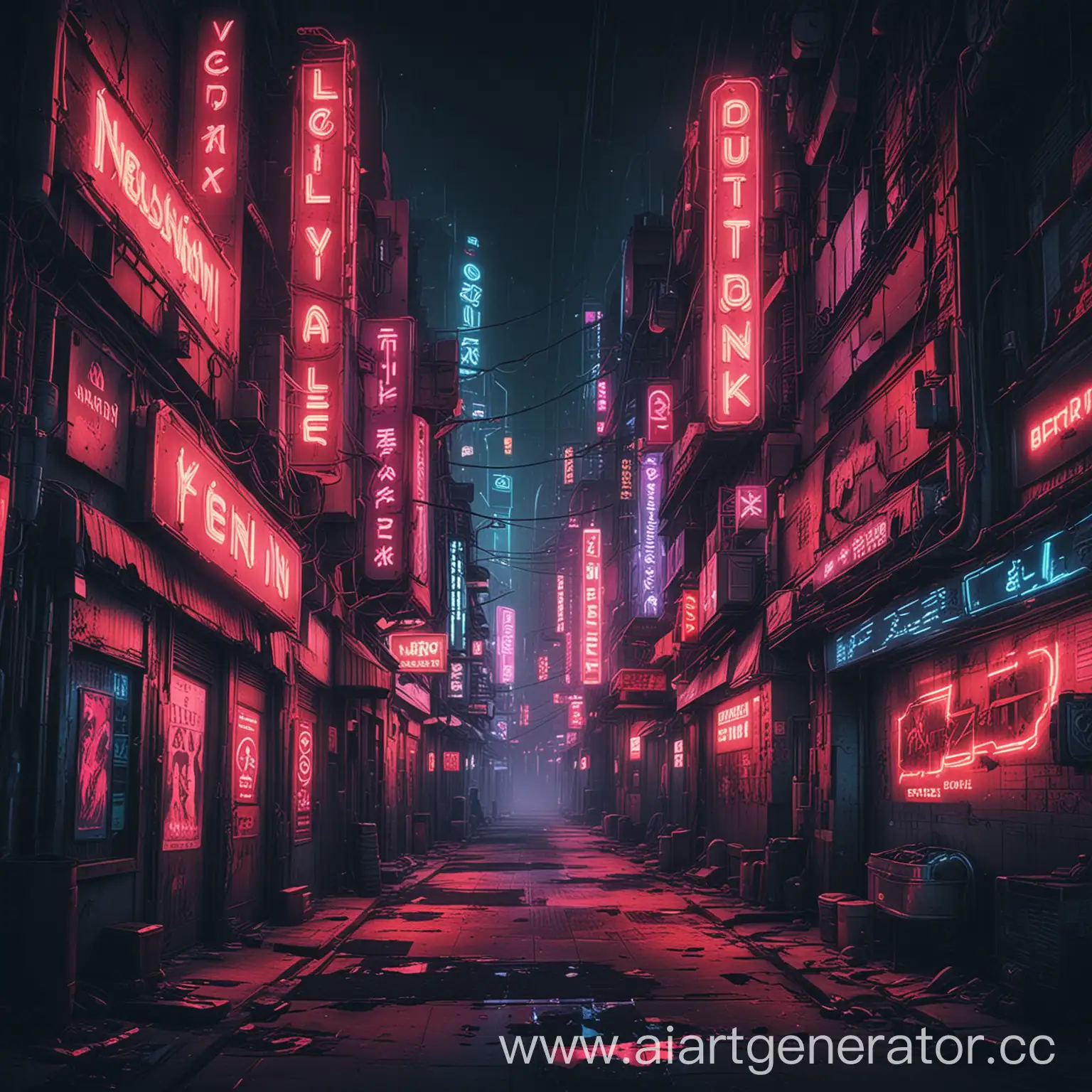 Futuristic-Cyberpunk-Cityscape-with-Neon-Signs