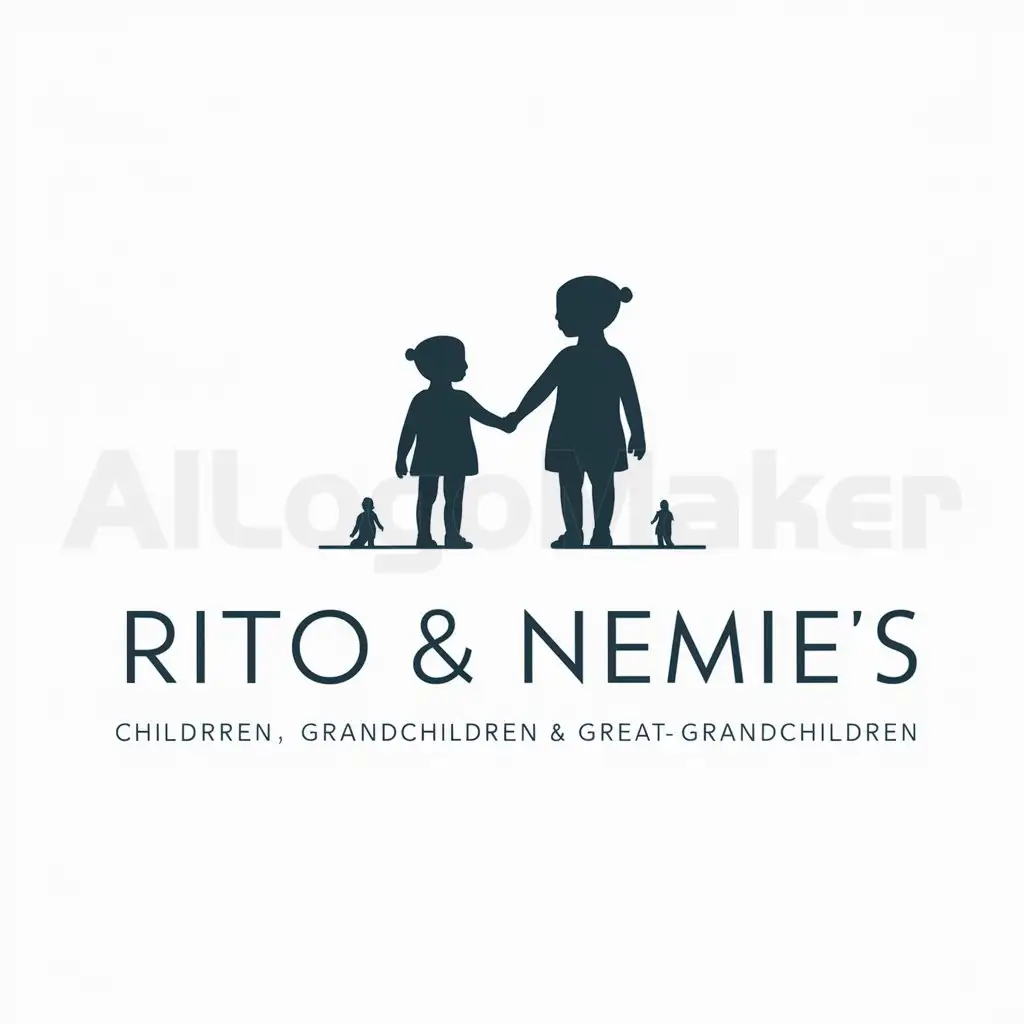 LOGO-Design-For-Rito-Nemies-Children-Grandchildren-Greatgrandchildren-Minimalistic-Symbol-of-Family-Generations-on-Clear-Background