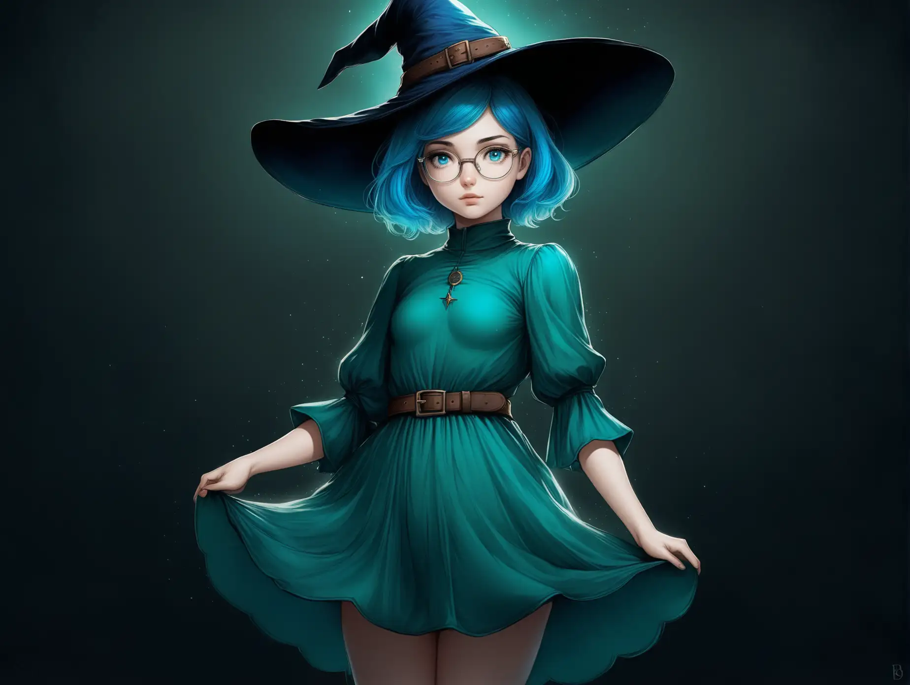 Young-HerbalistWitch-in-Dark-Fantasy-Anime-Style-with-Bright-Blue-Hair-and-Witch-Hat