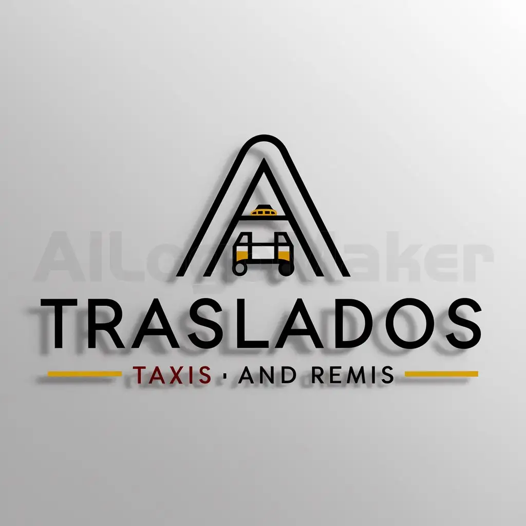 a logo design,with the text "Traslados Andrea, taxis and remis", main symbol:Traslados Andrea, taxis and remis,Moderate,be used in Travel industry,clear background