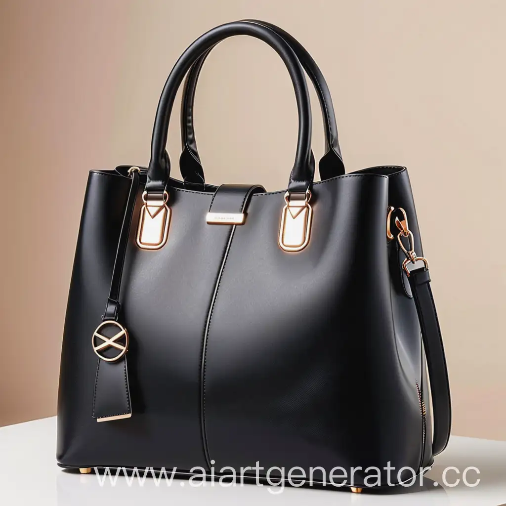 Trendy-Realism-High-Definition-Stylish-Black-Womens-Bag