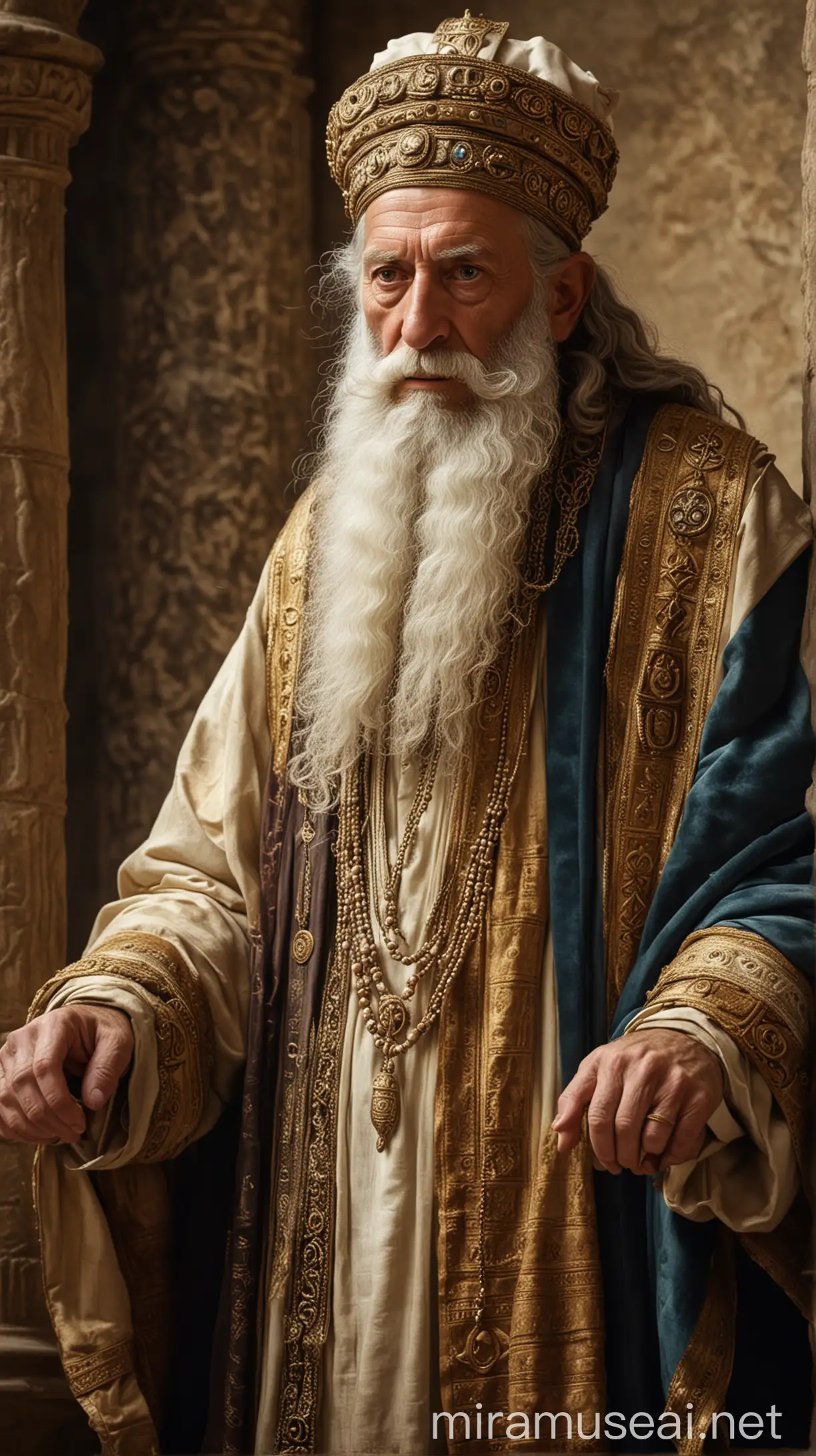 Old Jewish high priest in ancient world 