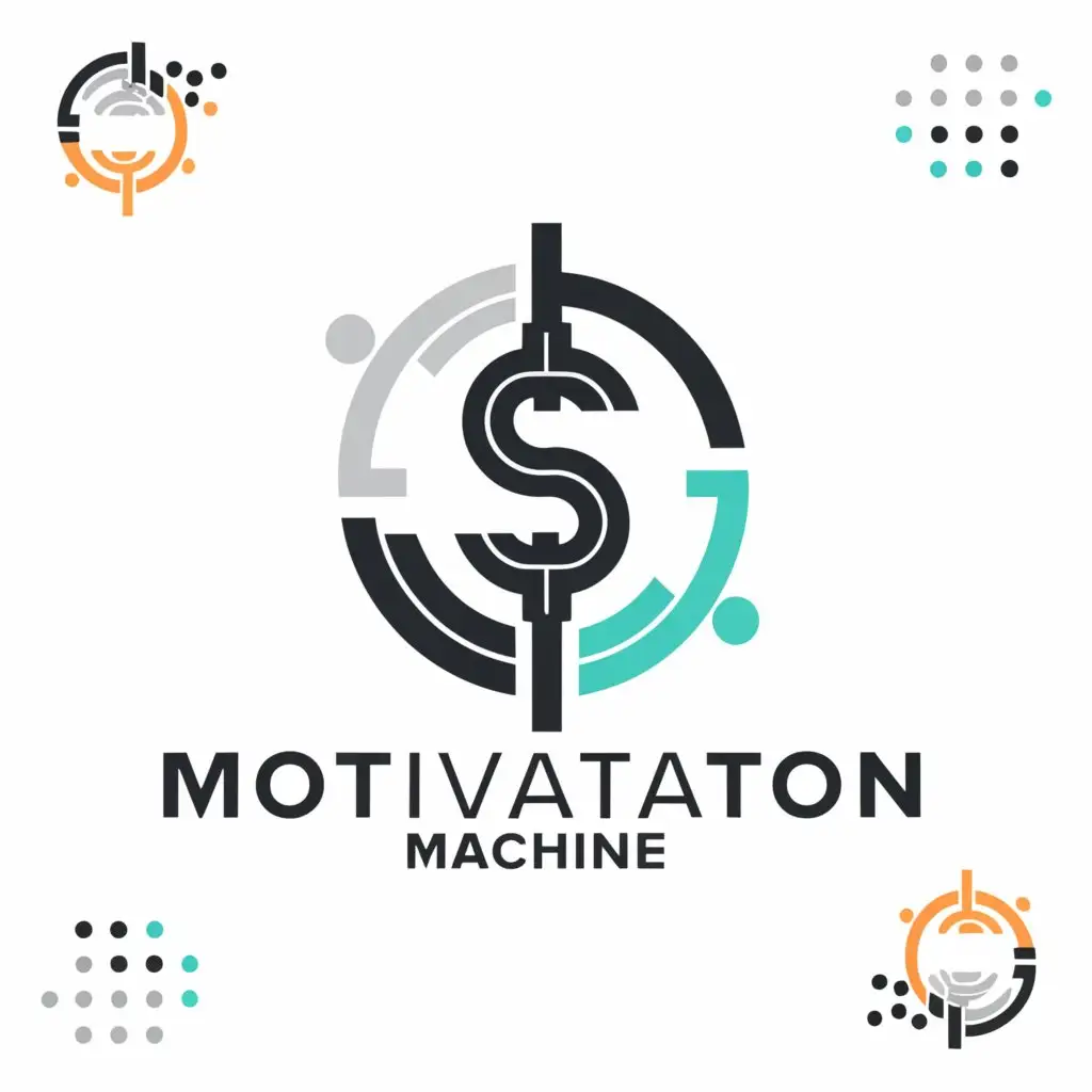 a logo design,with the text "Motivation Machine", main symbol:Money,Moderate,be used in Others industry,clear background