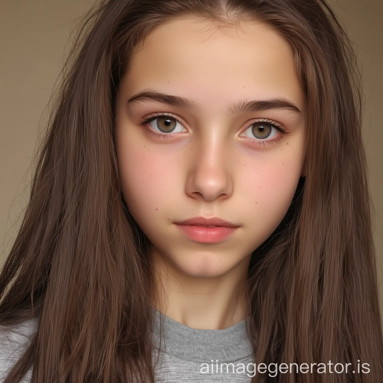 Portrait-of-a-14YearOld-Girl-with-Thoughtful-Expression
