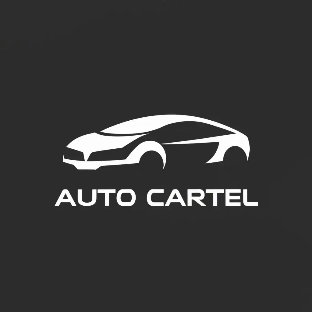 a logo design,with the text "Auto Cartel", main symbol:Car,Умеренный,be used in Автомобильная industry,clear background