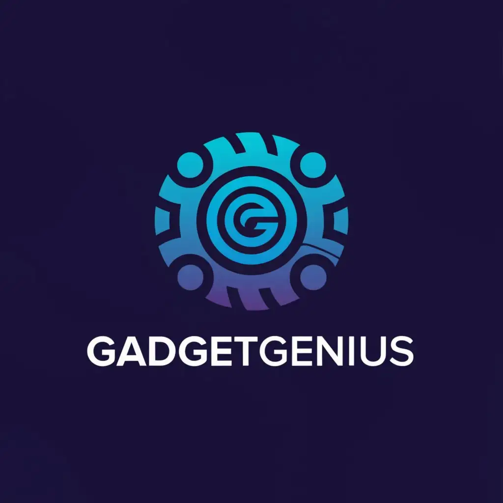 a logo design,with the text "GadgetGenius", main symbol:GadgetGenius,Moderate,be used in Technology industry,clear background