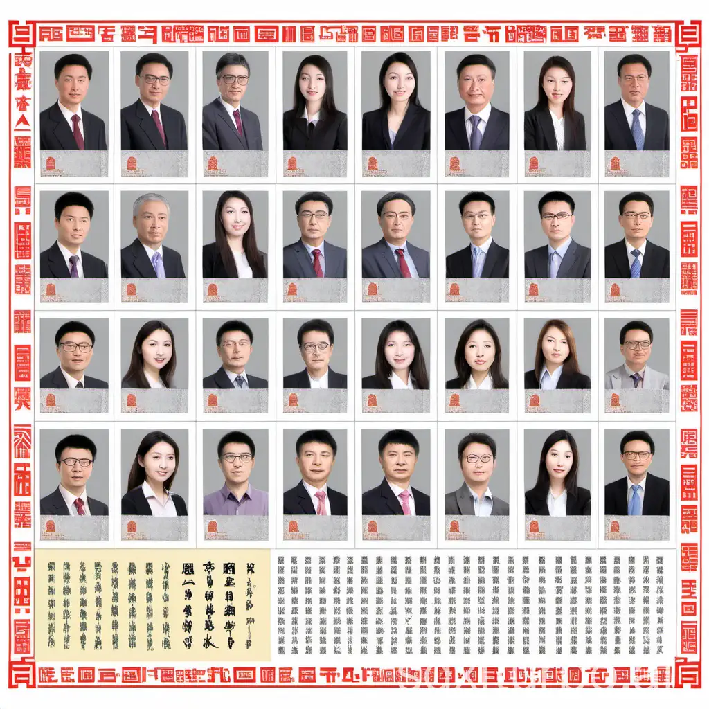 Generate a China Renmin University Press poster, leave enough blank in the middle to insert other pictures for me