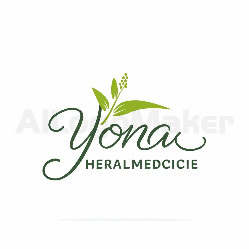 LOGO-Design-for-Herbal-Medicine-YonaInspired-Symbol-on-Clear-Background-for-Medical-Dental-Industry