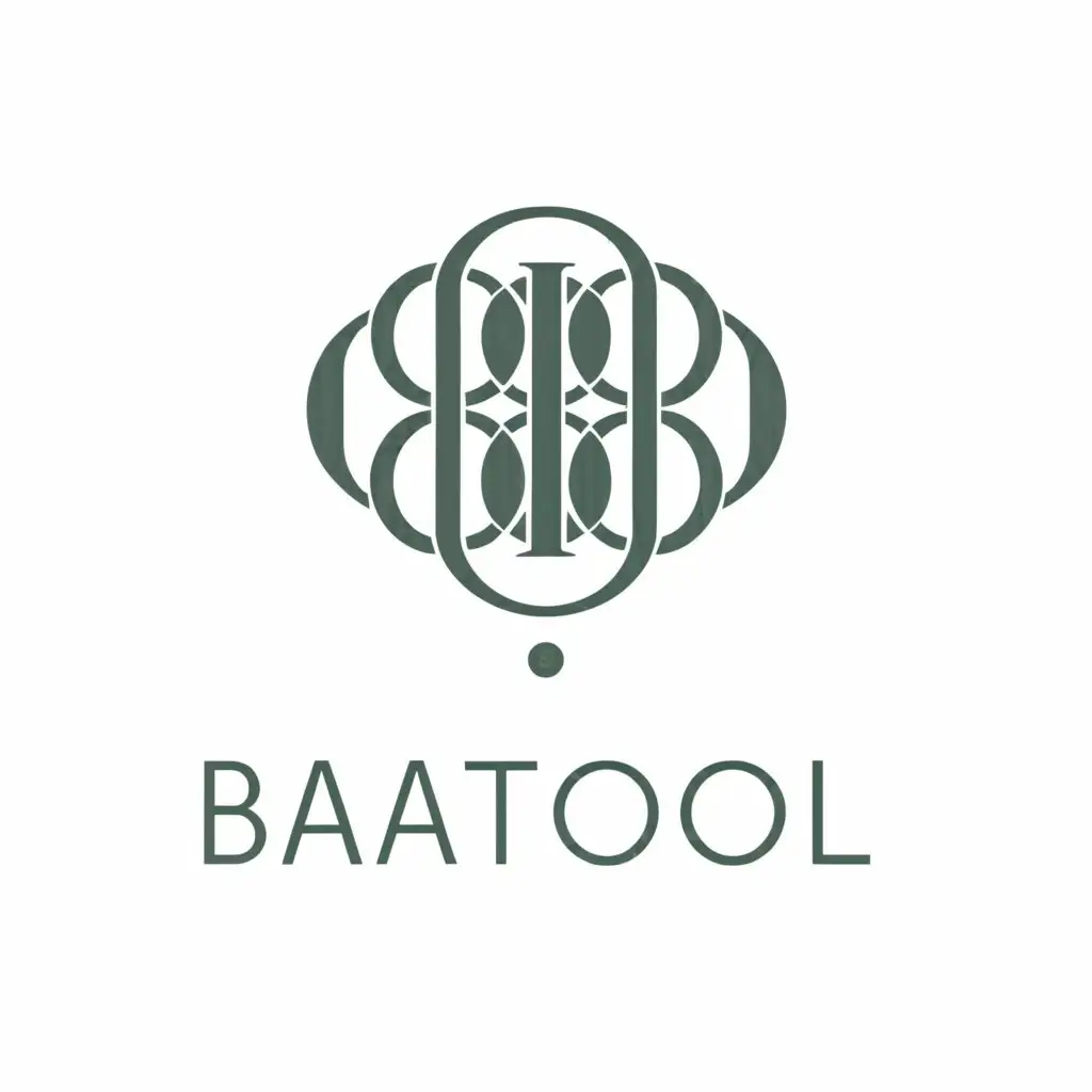 a logo design,with the text 'Batool', main symbol:B,complex,clear background