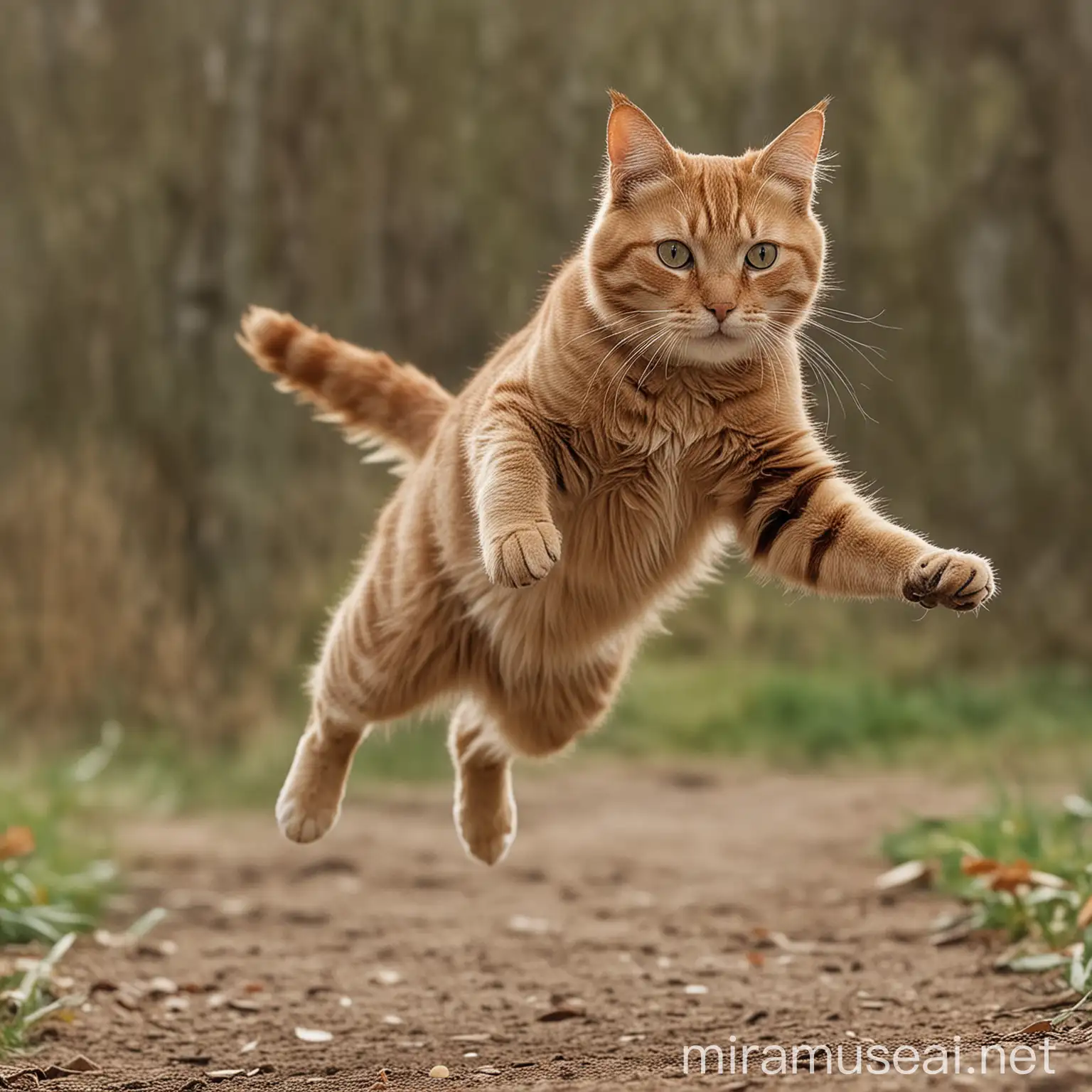 Dynamic Cat Photography Capturing the Elegance of Feline Motion