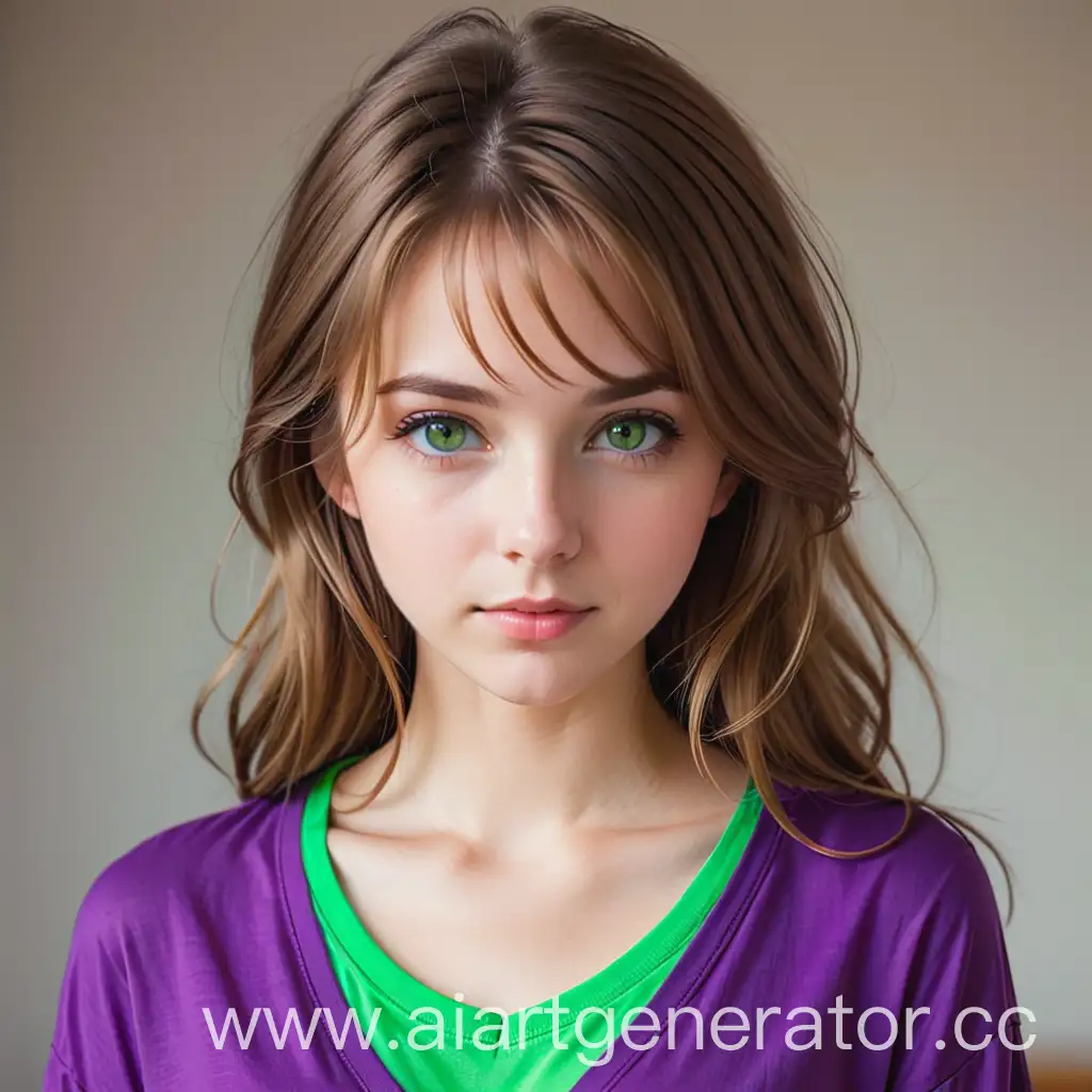 Shy-Young-Woman-with-Light-Brown-Hair-in-a-Purple-Shirt