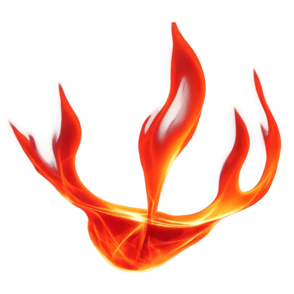 red flames of water, HD
