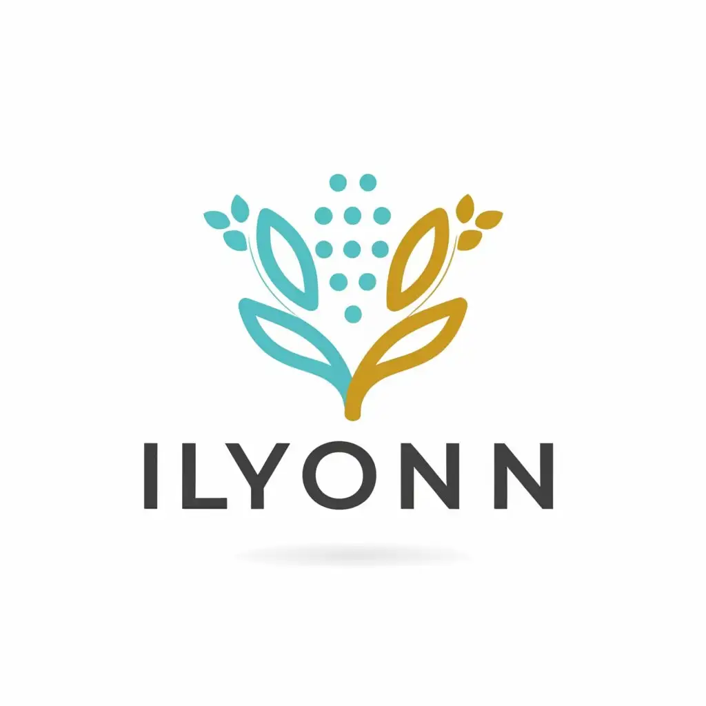 a logo design,with the text "LYCONIN", main symbol:silica gel,  corn leaves, tanin,Minimalistic,be used in Education industry,clear background
