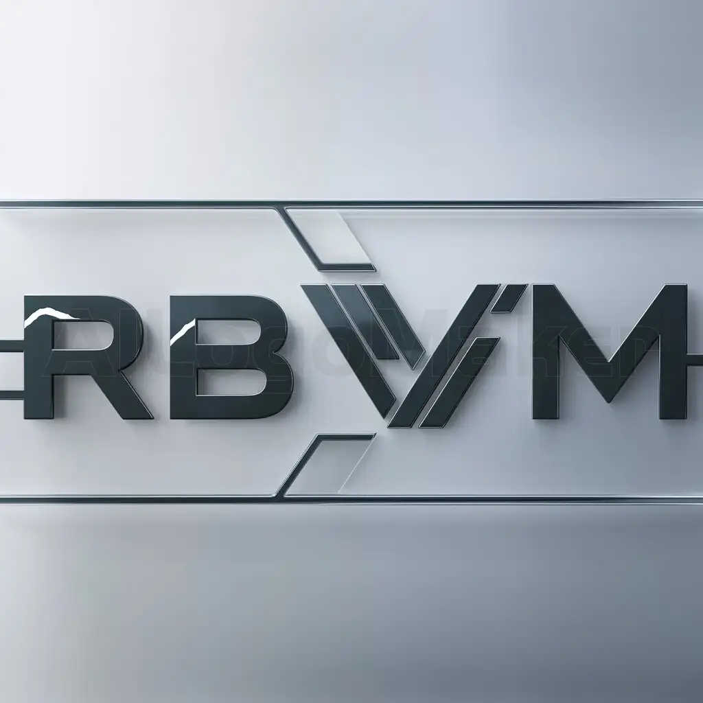 a logo design,with the text "rbvm", main symbol:RBVM,Moderate,be used in Technology industry,clear background