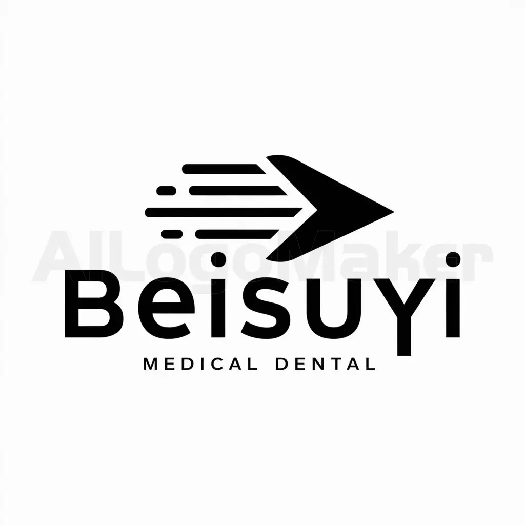 a logo design,with the text "BEISUYI", main symbol:speed,Moderate,be used in Medical Dental industry,clear background