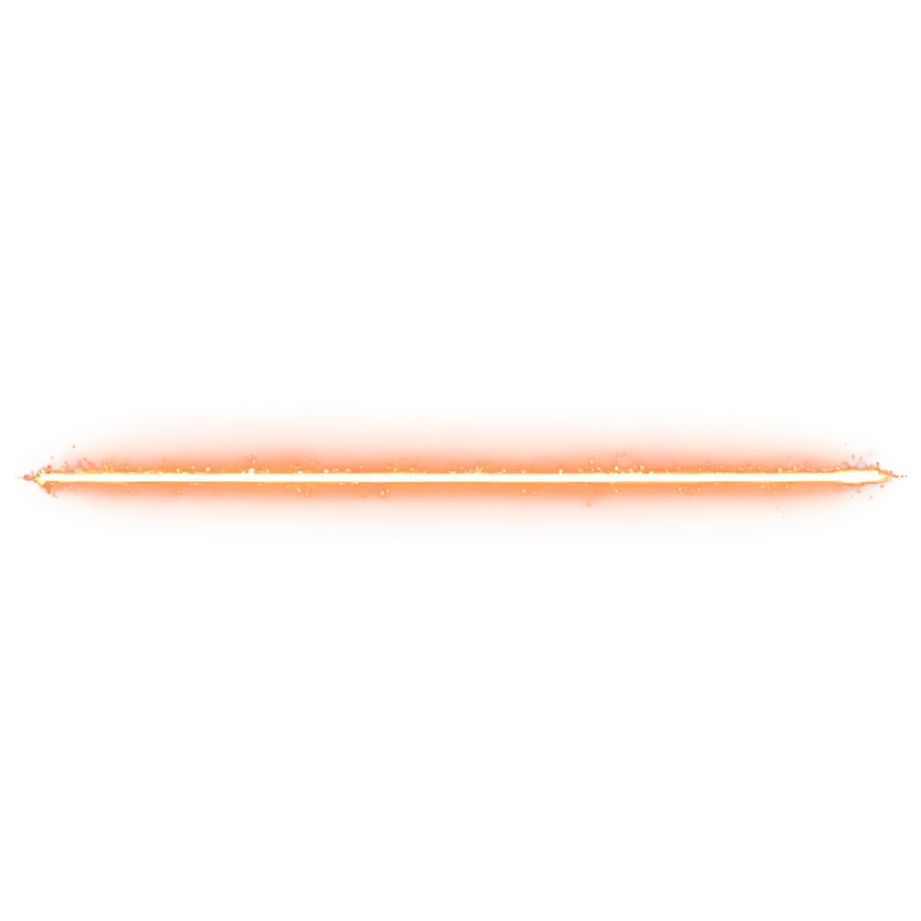 Generate-a-HighQuality-PNG-Image-of-a-Thick-Orange-Glowing-Straight-Line-with-Sparks