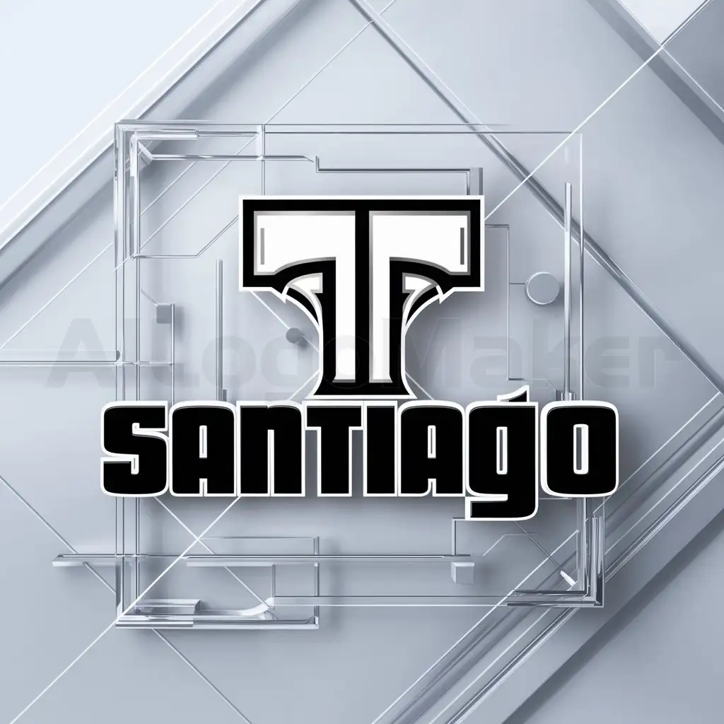 a logo design,with the text "Santiago", main symbol:A Tema Grand Theft Auto,complex,clear background